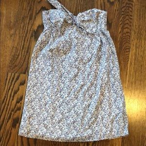 J Crew strapless printed Dress